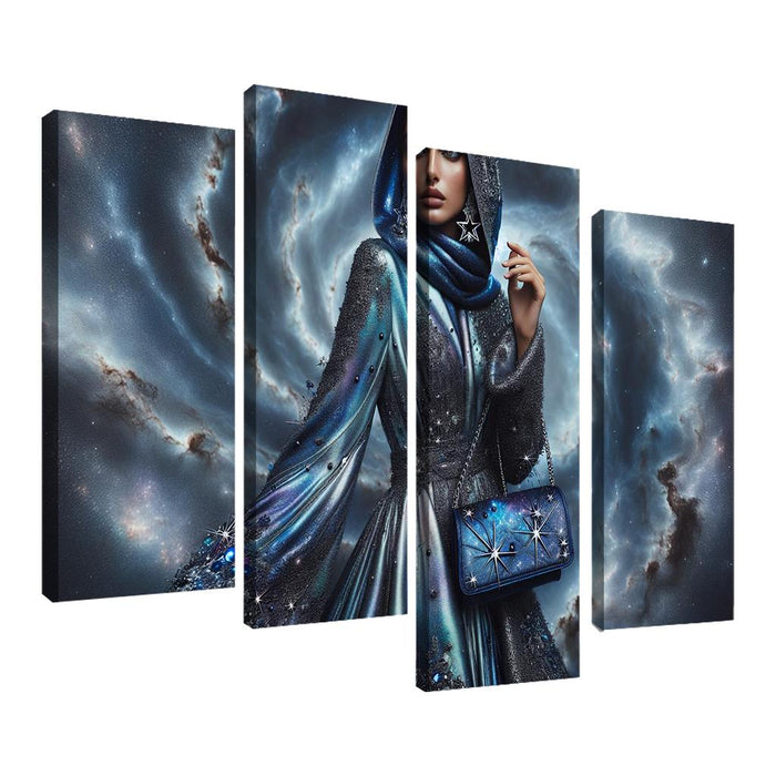 Celestial Textures The Rising Trend Of Cosmic Inspired Fashion Oil Paintings Frame