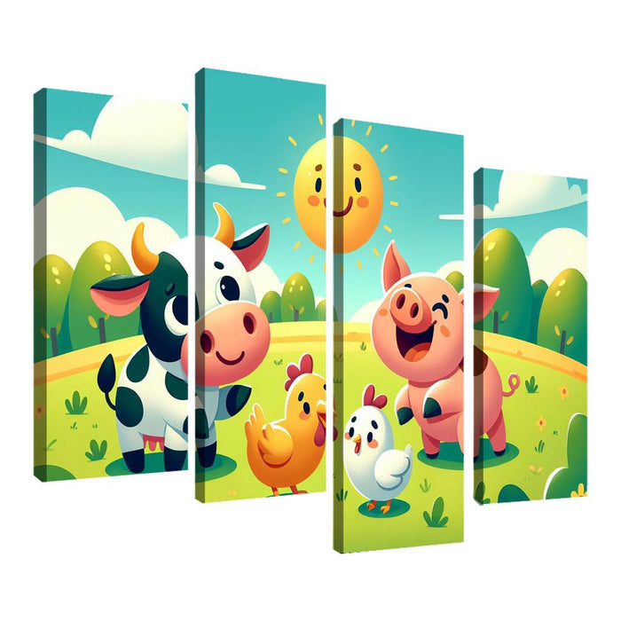 Friendly Farm Friends Premium Artwork Frames