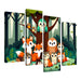 Whimsical Woodland Friends Premium Artwork Frames