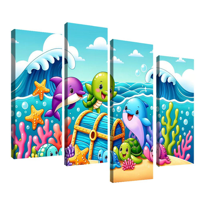 Undersea Treasure Hunt Premium Artwork Frames