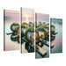 Floating Community Pods Modern Paintings Frame