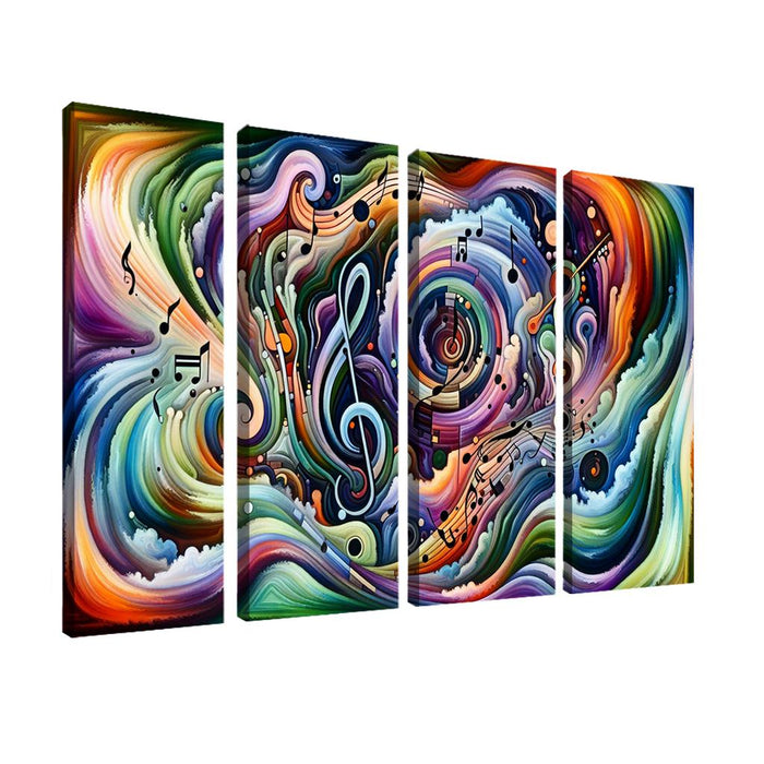 Magnetic Melody Ensemble Canvas Paintings Frame