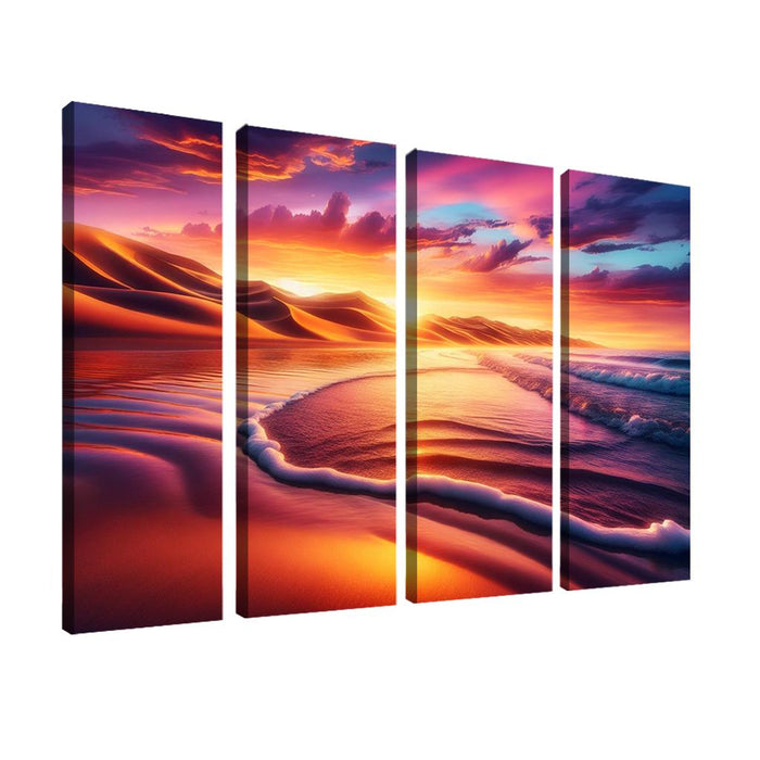 Hidden Dunes Oasis Abstract Paintings Frame