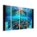 Azure Lagoon A Snorkeler's Paradise Abstract Paintings Frame