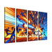 Dragon Ball Z Energy Multi-panel Paintings