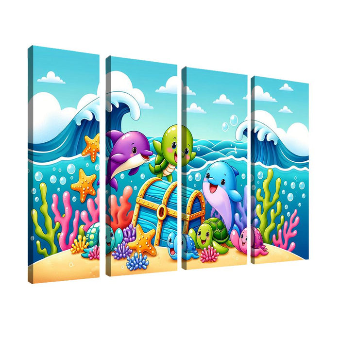 Undersea Treasure Hunt Premium Artwork Frames