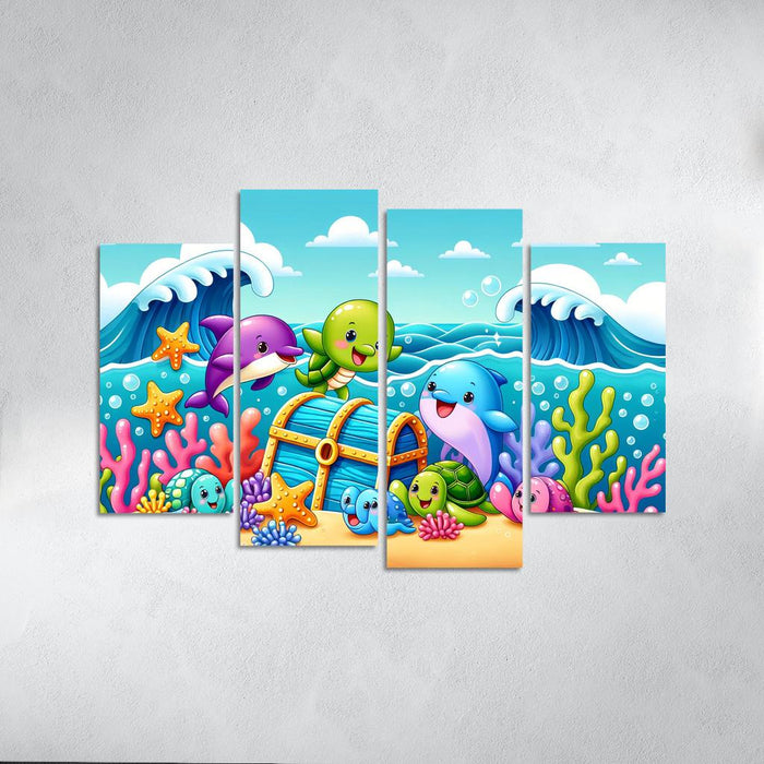 Undersea Treasure Hunt Premium Artwork Frames