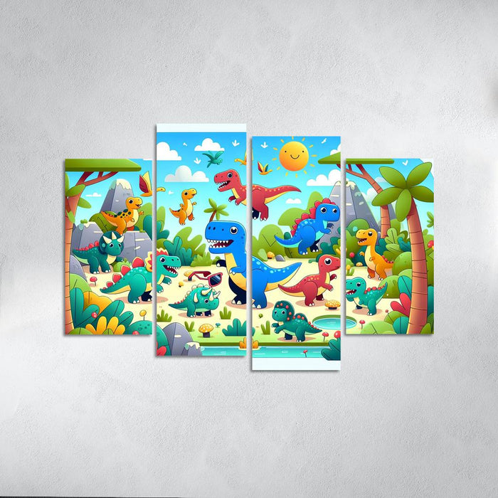 Dinosaur Discovery Day Premium Artwork Frames