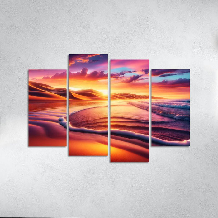 Hidden Dunes Oasis Abstract Paintings Frame