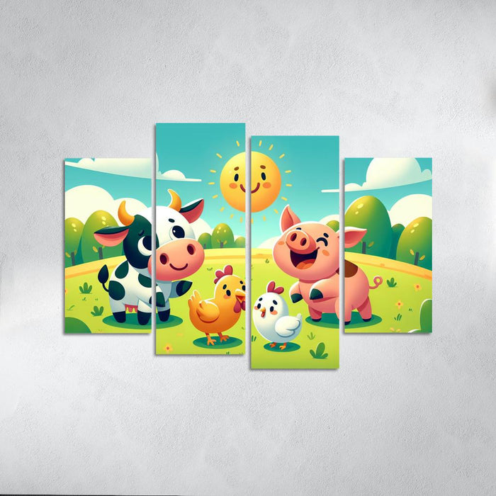 Friendly Farm Friends Premium Artwork Frames