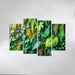 Lush Greenery A Foliage Focused Arrangement Multi-panel Paintings