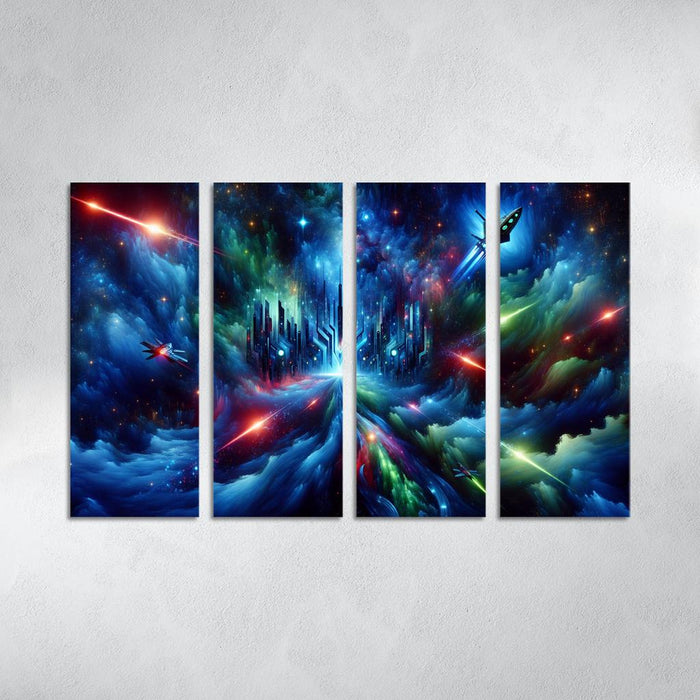 Star Wars Galactic Adventure Multi-panel Paintings