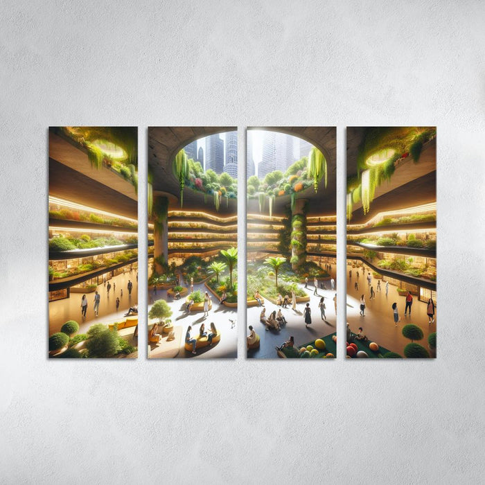 Underground Urban Oasis Modern Paintings Frame