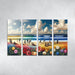 Wildflower Shore A Colorful Escape Custom Paintings Frame