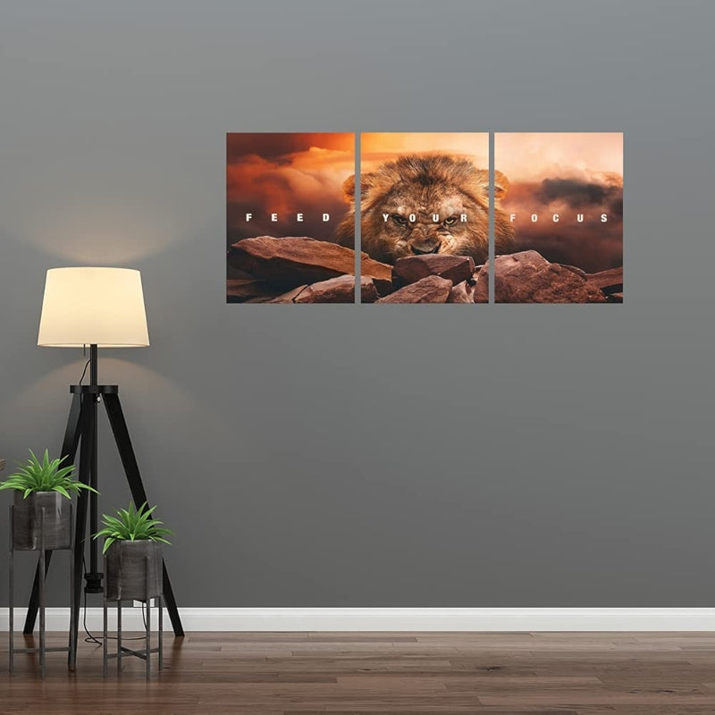 Inspirational Wall Art Canvas Set For Motivation And Success