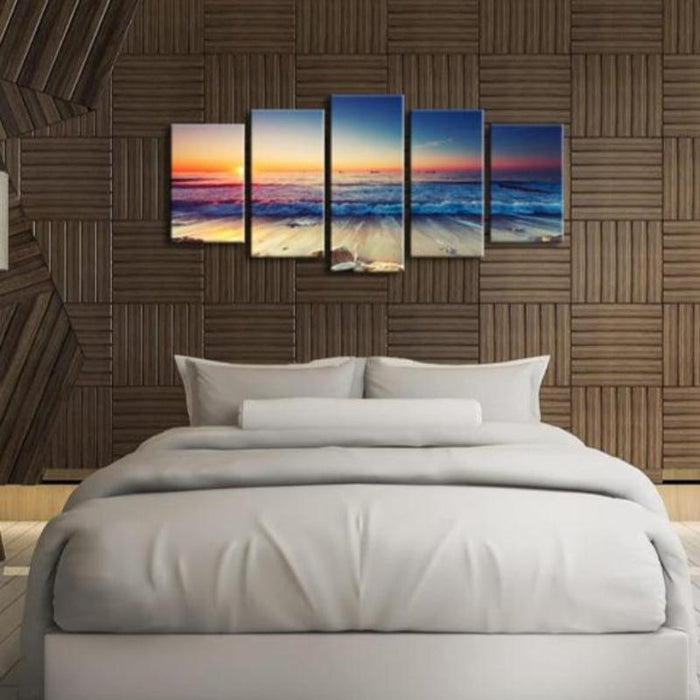 5 Pieces Ocean Seascape Canvas Prints Wall Art