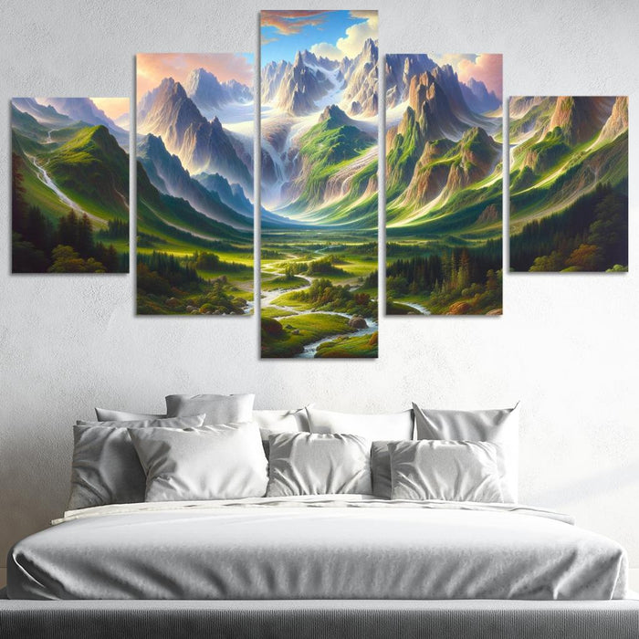 Mountain Melody Multi-panel Paintings