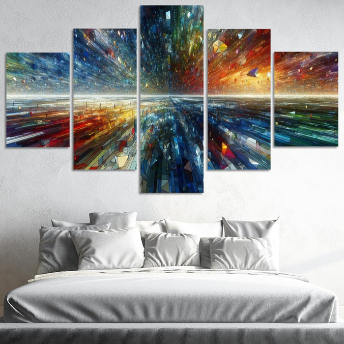 Fragments Of Infinite Possibility Oil Paintings Frame