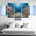 Beneath The Surface Ocean Conservation Awareness Multi-panel Paintings