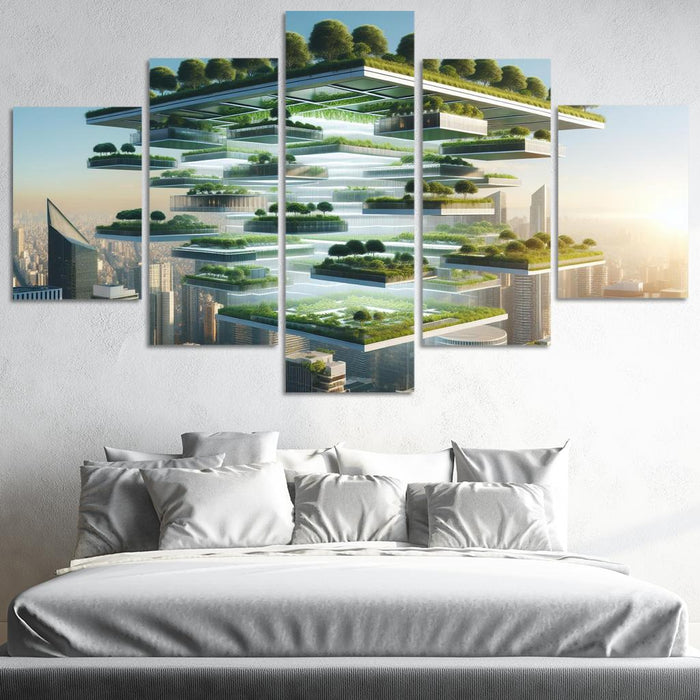 Floating Terraces Custom Paintings Frame