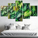 Lush Greenery A Foliage Focused Arrangement Multi-panel Paintings