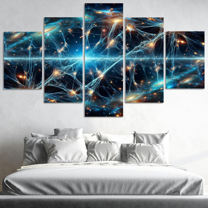 The Unveiling Of The Cosmic Web Modern Paintings Frame