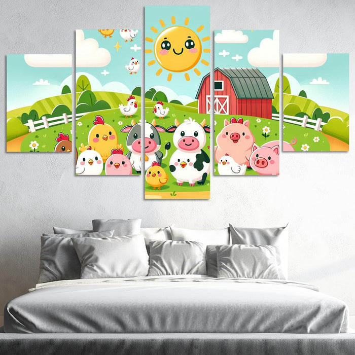 Frolicsome Farm Friends One-piece Frames