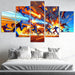 Dragon Ball Z Energy Multi-panel Paintings