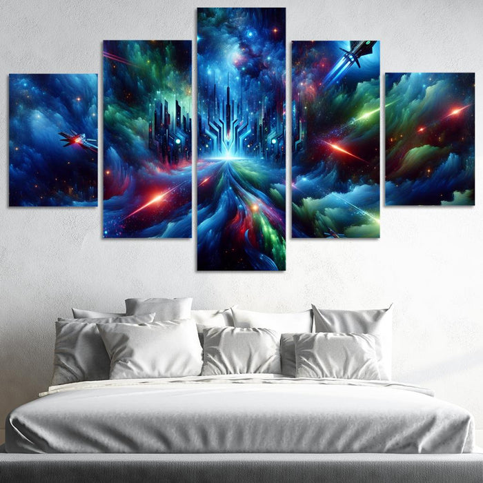 Star Wars Galactic Adventure Multi-panel Paintings