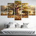 The Forgotten Giants The Baobab Tree And Its Ecosystem Oil Paintings Frame