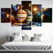 The Dance Of Gas Giants In Exoplanetary Systems Modern Paintings Frame