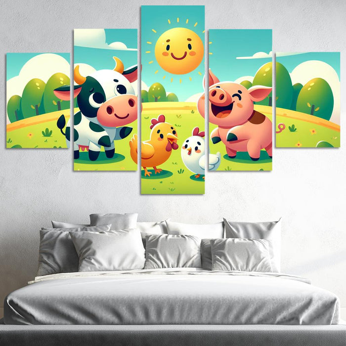 Friendly Farm Friends Premium Artwork Frames