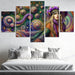 Bohemian Dreamscape Canvas Paintings Frame