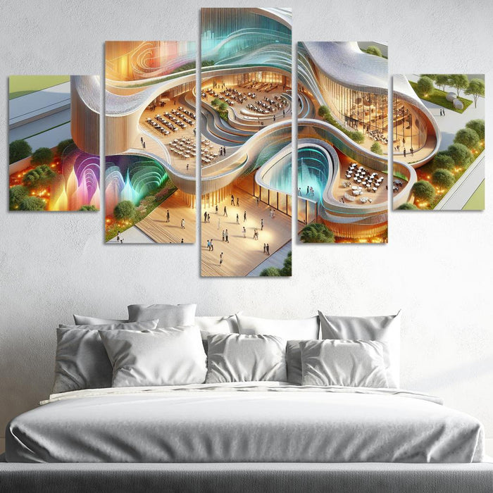 Harmonic Sound Structures Custom Paintings Frame