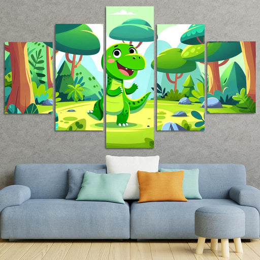 Dancing Dino Delight One-piece Frames