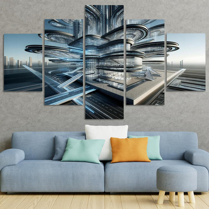 Dynamic Kinetic Architecture Modern Paintings Frame