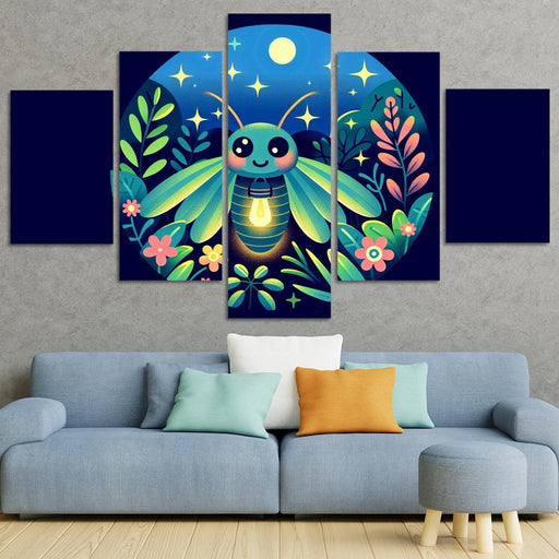 Friendly Firefly Modern Paintings Frame