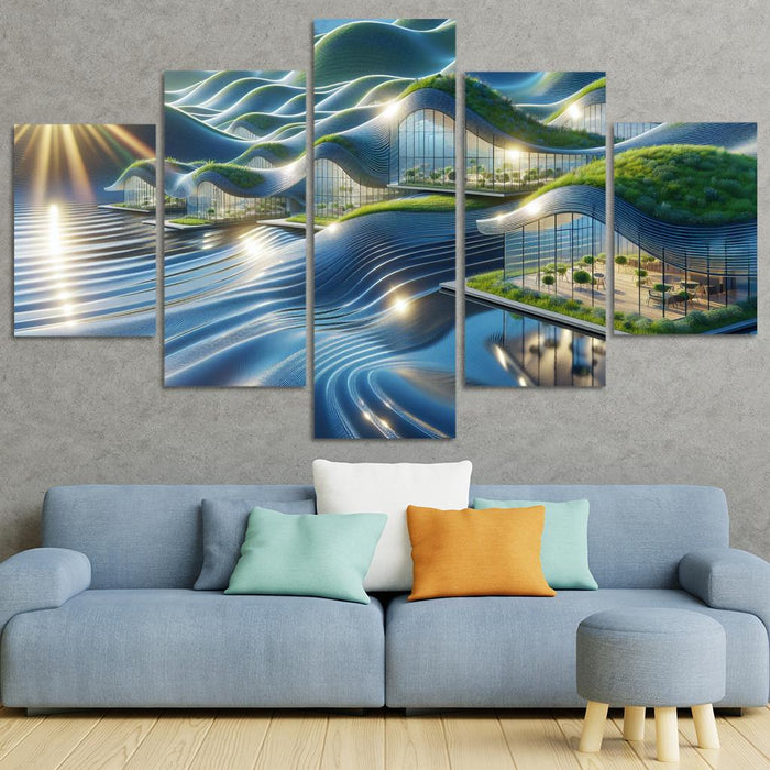 Solar Wave Housing Custom Paintings Frame