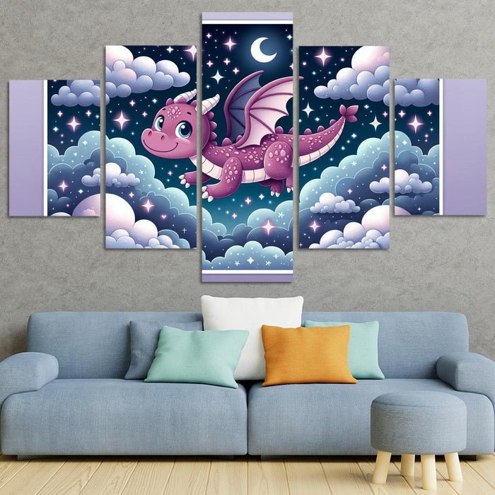 Dreamy Dragon Modern Paintings Frame