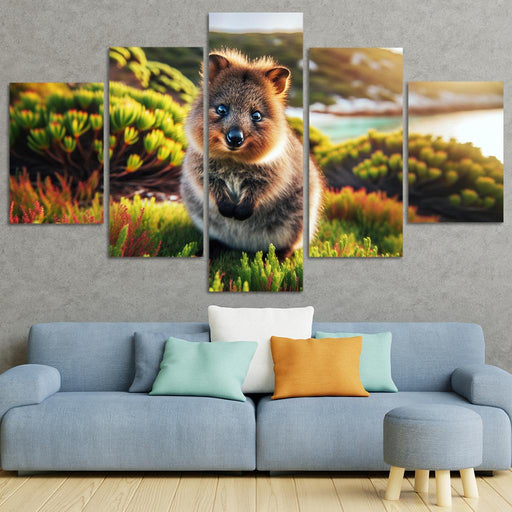 The Secret Lives Of Quokkas The World's Happiest Animals Oil Paintings Frame