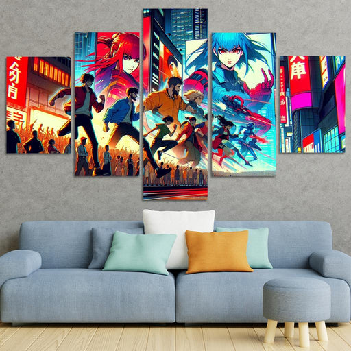 Anime Adventure Quest Canvas Paintings Frame