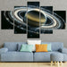 The Secrets Of Saturn's Faint Rings Modern Paintings Frame