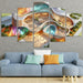 Harmonic Sound Structures Custom Paintings Frame