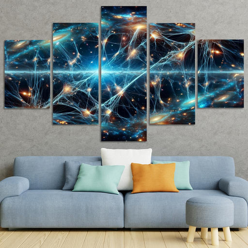 The Unveiling Of The Cosmic Web Modern Paintings Frame