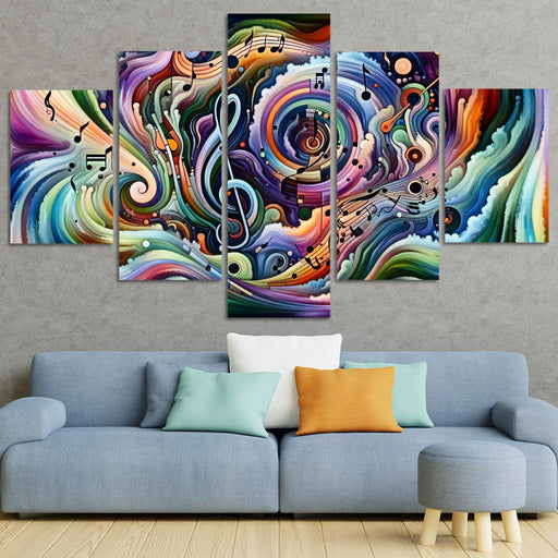 Magnetic Melody Ensemble Canvas Paintings Frame