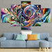 Magnetic Melody Ensemble Canvas Paintings Frame