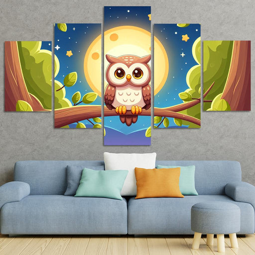 Adventure Owl Modern Paintings Frame