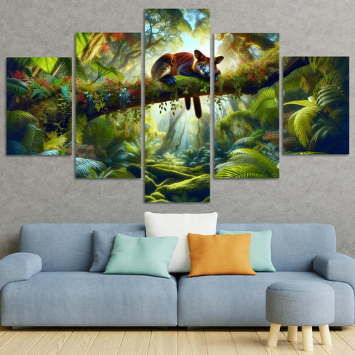 Tales Of The Forest The Secret Lives Of Tree Kangaroos Oil Paintings Frame