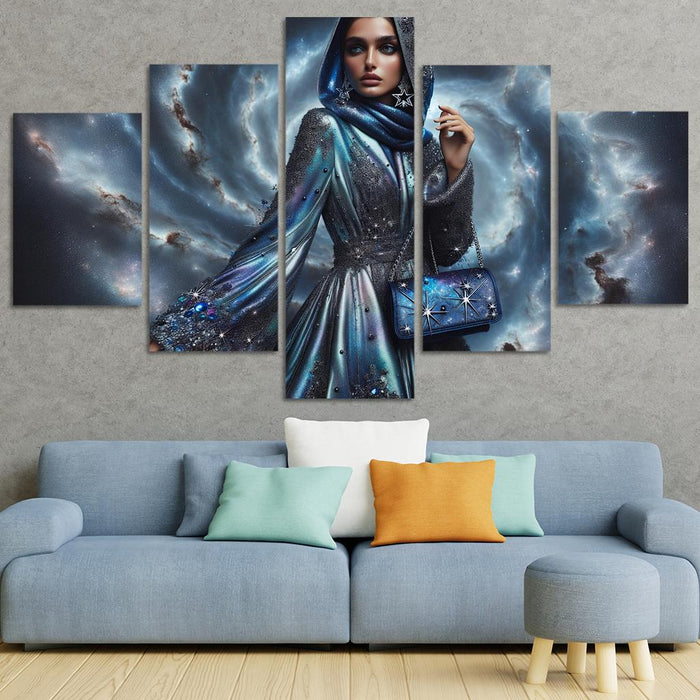 Celestial Textures The Rising Trend Of Cosmic Inspired Fashion Oil Paintings Frame