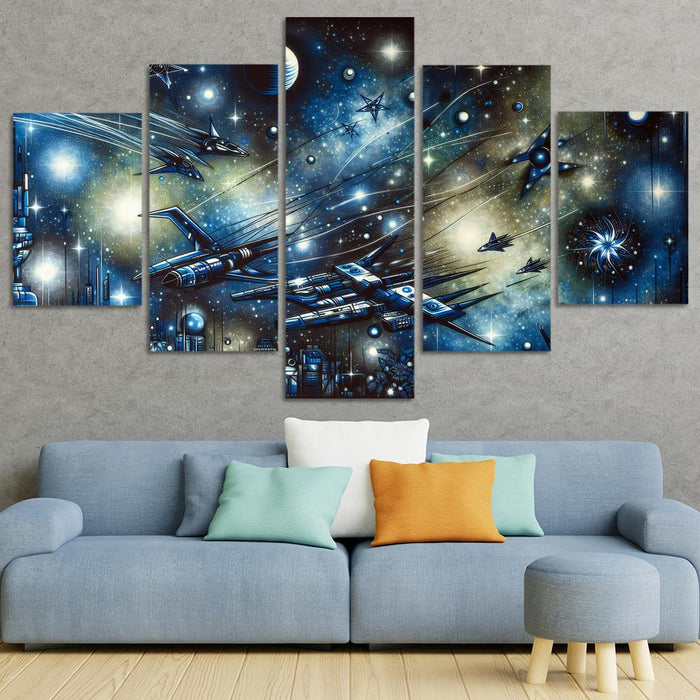 Star Wars Galactic Odyssey Canvas Paintings Frame